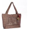 imageSam Edelman Marcie Open Weave raffia Tote BagBronze