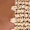 imageSam Edelman Marley Raffia Collapsible Tote Bag Brown Mix