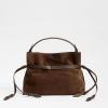 imageSam Edelman Poppy Small Drawstring Tote Suede Spiced Pecan