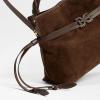 imageSam Edelman Poppy Small Drawstring Tote Suede Spiced Pecan