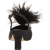 imageSam Edelman Womens Bianka Feather PumpBlack Satin Feather