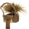 imageSam Edelman Womens Bianka Feather PumpOlive Feather