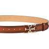imageSam Edelman Womens Casual DoubleE Logo Plaque Buckle Leather Belt for Jeans and TrousersTan