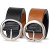 imageSam Edelman Womens TwoinOne Reversible Center Bar Buckle Belt Black Centerbar SmallBlack Centerbar