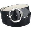 imageSam Edelman Womens TwoinOne Reversible Center Bar Buckle Belt Black Centerbar SmallIvoryBlack