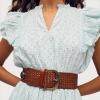 imageSam Edelman Womens Wide Width Fashion Belts for Dresses and SkirtsTan