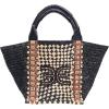 imageSam Edelman Marley Raffia Collapsible Small Tote BagBlack Mix