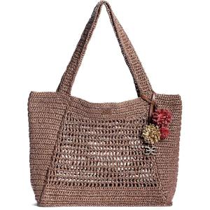 imageSam Edelman Marcie Open Weave raffia Tote BagBronze