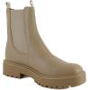 imageSam Edelman Laguna Cedarwood Leather Chelsea Moto Rounded Toe Pull On BootsCedarwood Leather