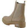 imageSam Edelman Laguna Cedarwood Leather Chelsea Moto Rounded Toe Pull On BootsCedarwood Leather