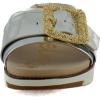 imageSam Edelman Womens Ariane Slide SandalSoft Silver Specchio