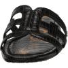 imageSam Edelman Womens Bay Flat SandalBlack Mini Croco