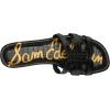 imageSam Edelman Womens Bay Flat SandalBlack Mini Croco