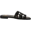 imageSam Edelman Womens Bay Flat SandalBlack Mini Croco