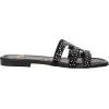 imageSam Edelman Womens Bay Flat SandalBlack Suede Gem