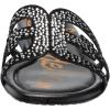 imageSam Edelman Womens Bay Flat SandalBlack Suede Gem