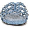imageSam Edelman Womens Bay Flat SandalLight Denim Blue Jewel