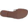 imageSam Edelman Womens Bay Flat SandalLiquid Soft Silver