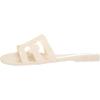 imageSam Edelman Womens Bay Flat SandalModern Ivory Jelly