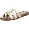 imageSam Edelman Womens Bay Flat SandalMolten Gold