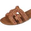 imageSam Edelman Womens Bay Flat SandalSunstone Stone