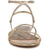 imageSam Edelman Womens Ellina Flat SandalAmber Gold