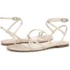 imageSam Edelman Womens Ellina Flat SandalModern Ivory Satin