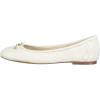 imageSam Edelman Womens Felicia Ballet FlatBright White Leather