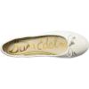 imageSam Edelman Womens Felicia Ballet FlatBright White Leather