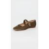 imageSam Edelman Womens Michaela Stud Mary Jane FlatDark Silver Sage