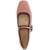 imageSam Edelman Womens Michaela Stud Mary Jane FlatWinter Peony Crystal