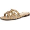 imageSam Edelman Womens Bay Flat SandalBleached Beechwood Gem