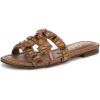 imageSam Edelman Womens Bay Flat SandalCuoio Stone