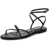 imageSam Edelman Womens Ellina Flat SandalBlack Leather