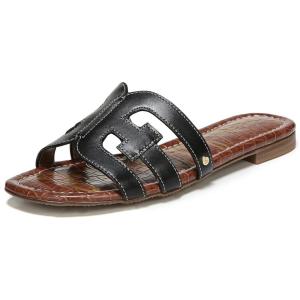 imageSam Edelman Womens Bay Flat SandalBlack Leather