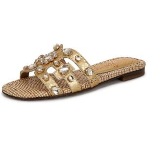 imageSam Edelman Womens Bay Flat SandalGold Gem