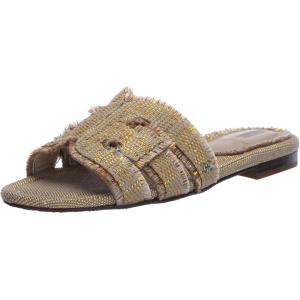 imageSam Edelman Womens Bay Flat SandalGold Quartz Fray