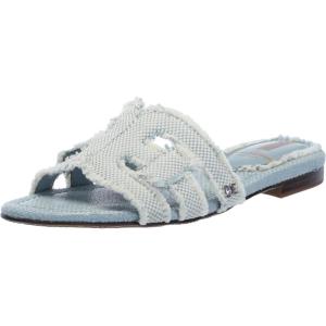 imageSam Edelman Womens Bay Flat SandalRobin Egg Blue Fray
