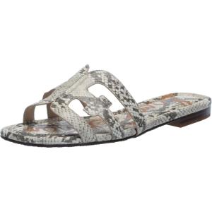 imageSam Edelman Womens Bay Flat SandalRoccia Python
