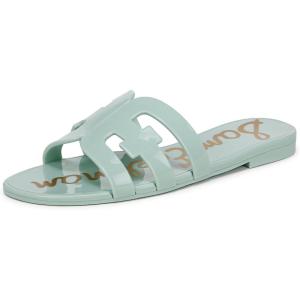 imageSam Edelman Womens Bay Jelly Flat SandalCalypso Mint