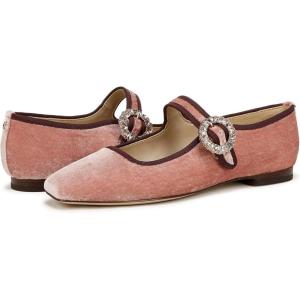 imageSam Edelman Womens Michaela Stud Mary Jane FlatWinter Peony Crystal