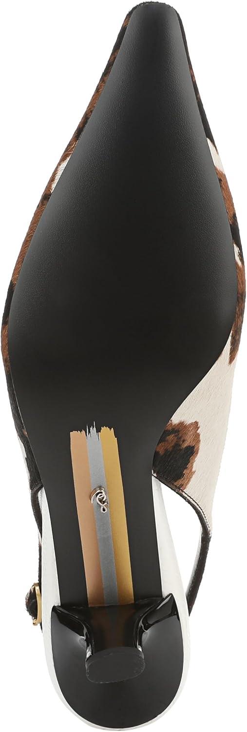 imageSam Edelman Womens Bianka Sling PumpBrown Cow Multi