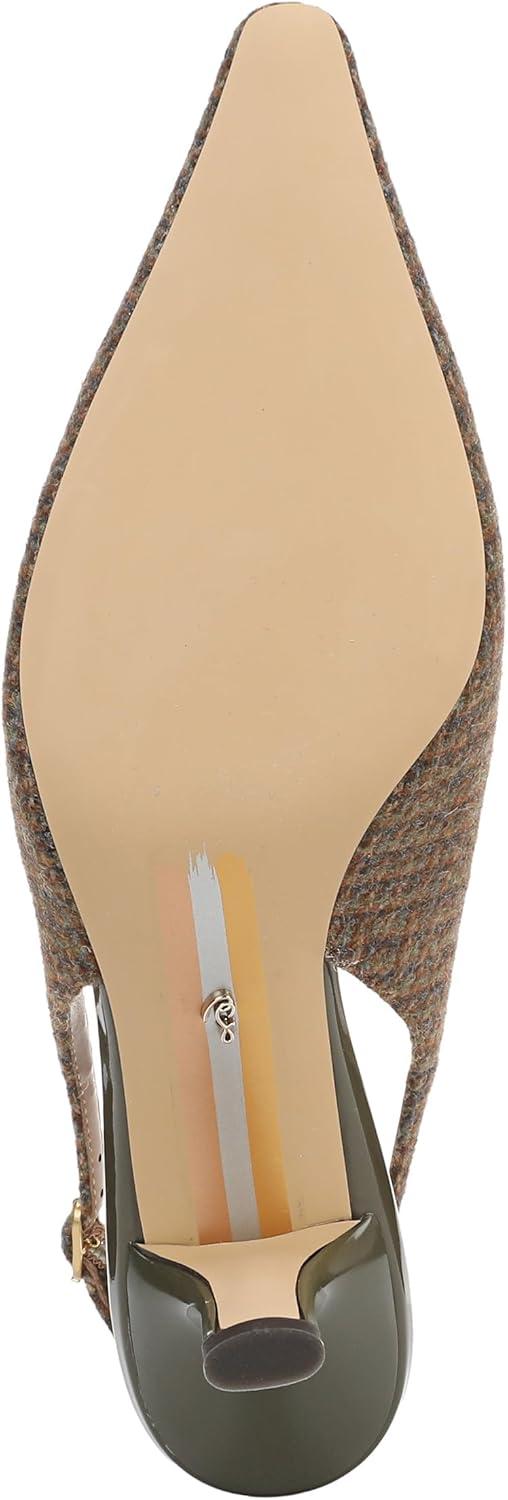 imageSam Edelman Womens Bianka Sling PumpBrown Plaid Multi