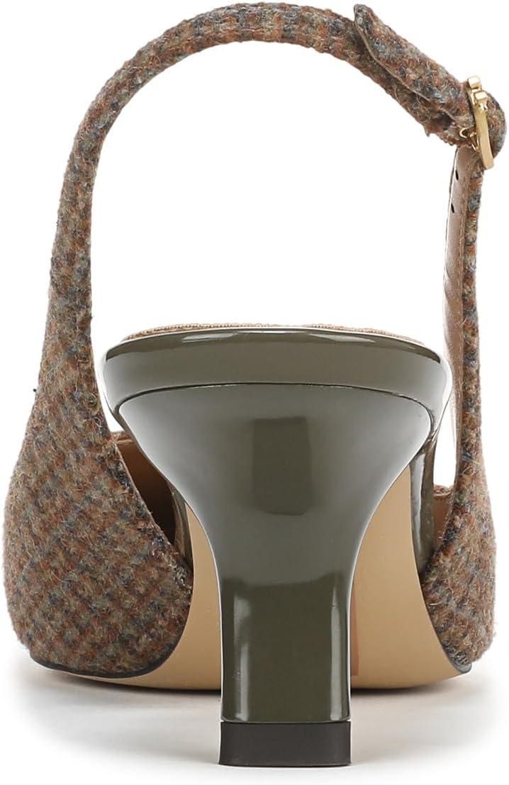 imageSam Edelman Womens Bianka Sling PumpBrown Plaid Multi