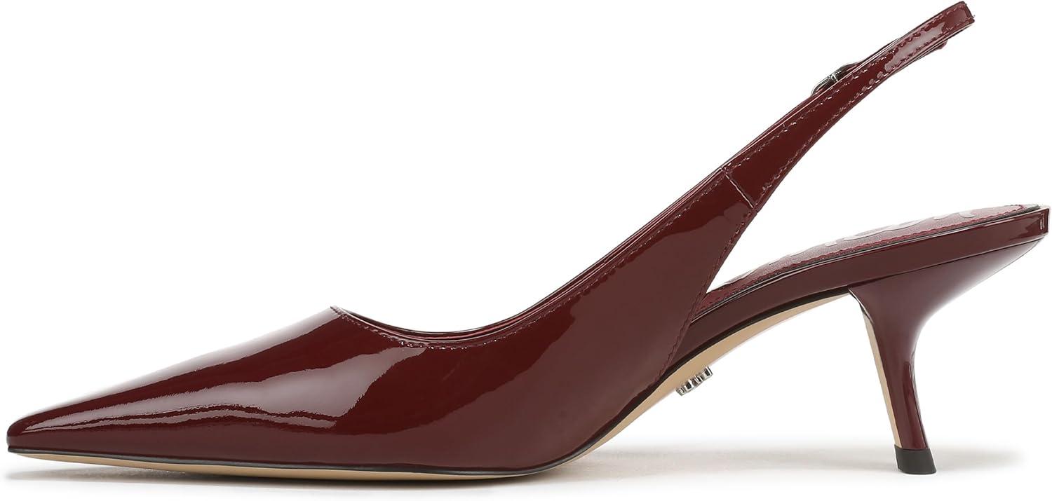 imageSam Edelman Womens Bianka Sling PumpFrench Merlot Patent