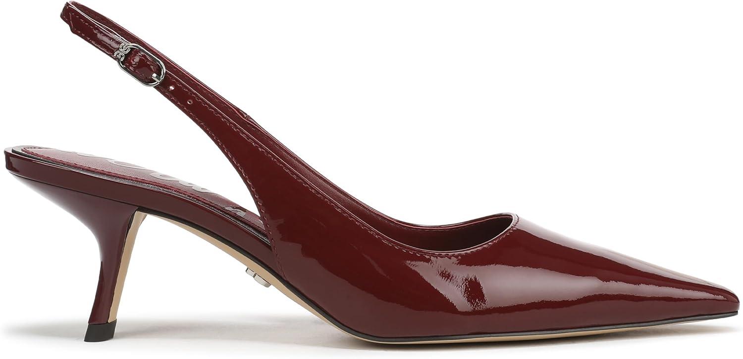imageSam Edelman Womens Bianka Sling PumpFrench Merlot Patent
