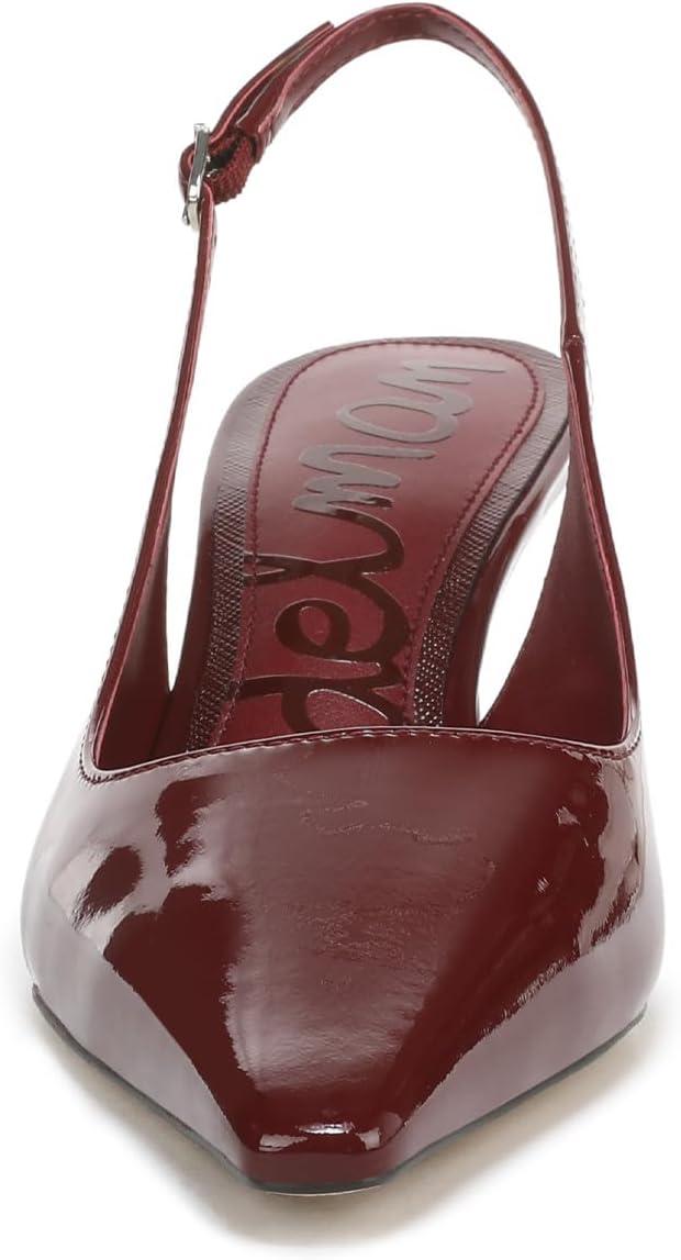 imageSam Edelman Womens Bianka Sling PumpFrench Merlot Patent