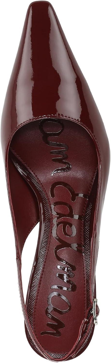 imageSam Edelman Womens Bianka Sling PumpFrench Merlot Patent