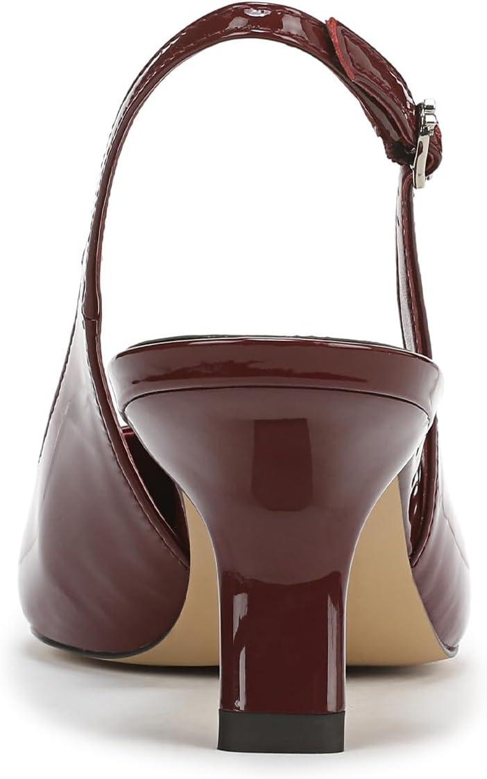 imageSam Edelman Womens Bianka Sling PumpFrench Merlot Patent