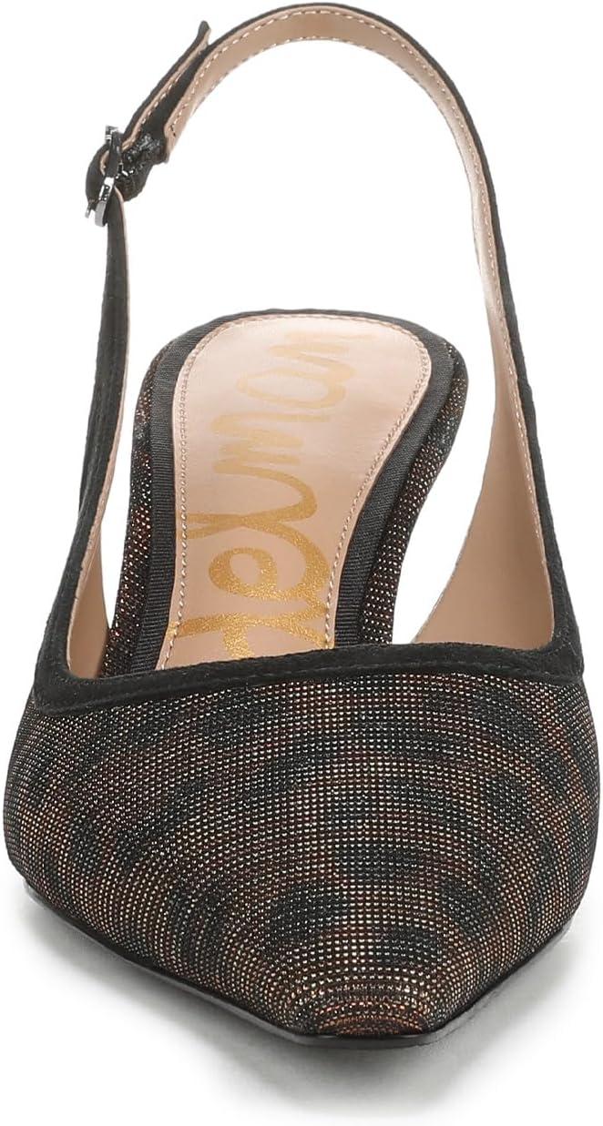 imageSam Edelman Womens Bianka Sling PumpGilded Brown Leopard Glitz